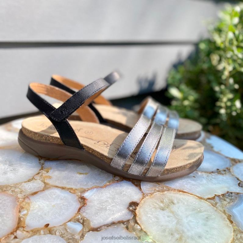 il Josef Seibel נשים ריילי 01 סנדלים בַּזֶלֶת VJ4P4105