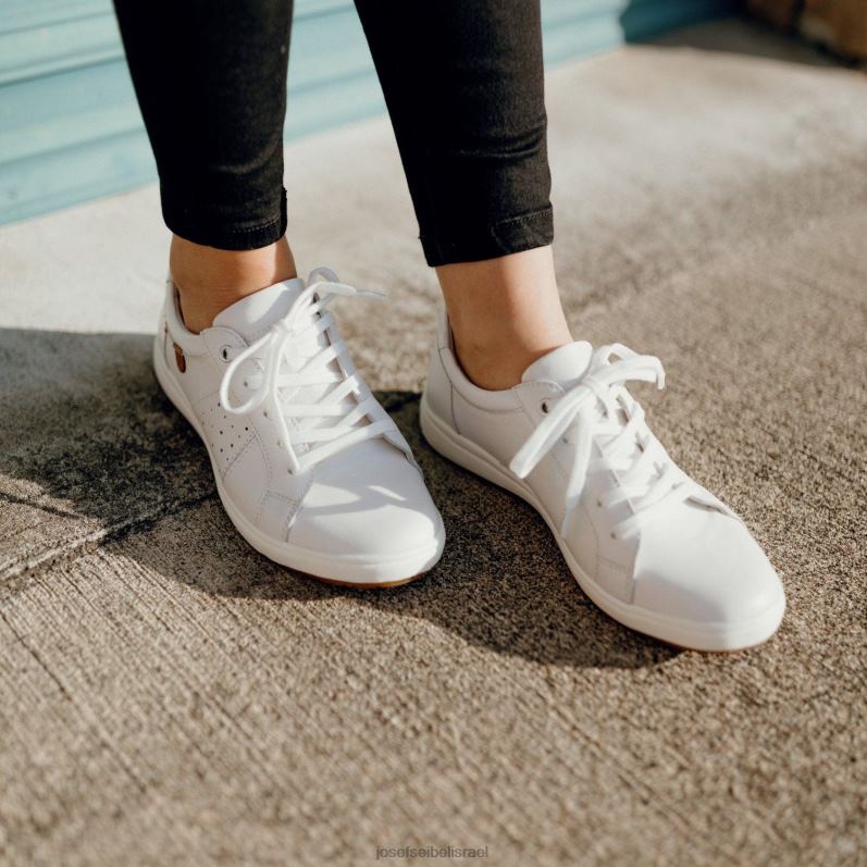 il Josef Seibel נשים קארן 01 נעלי ספורט לבן VJ4P44