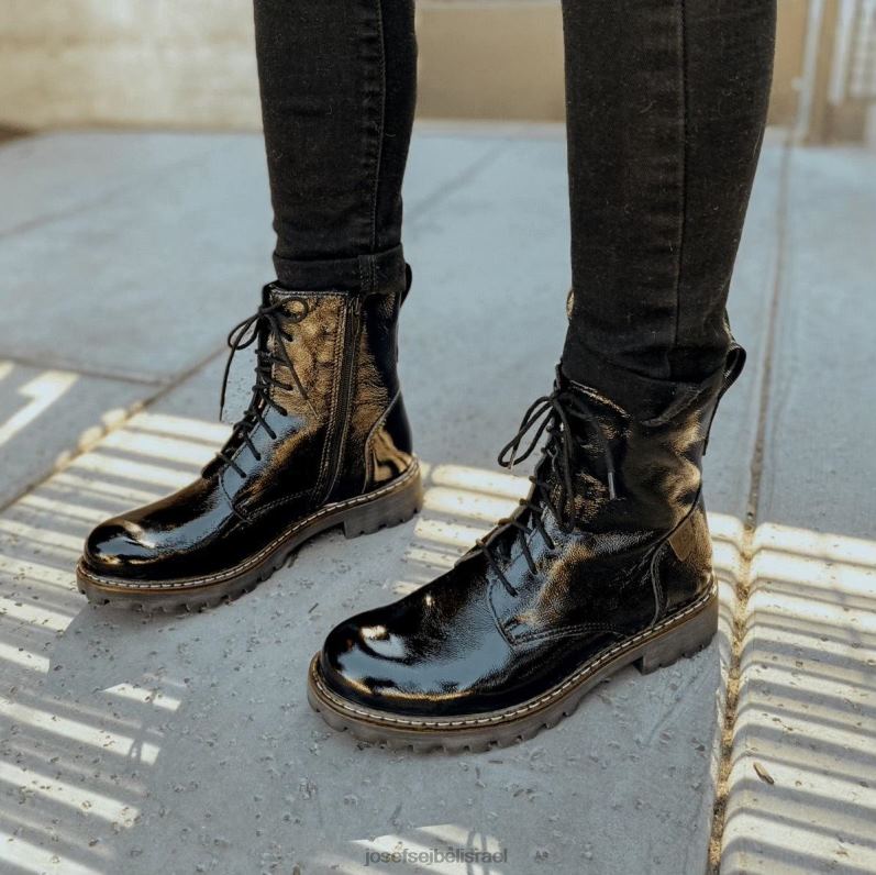 il Josef Seibel נשים מרטה 02 מגפיים פטנט שחור VJ4P4235