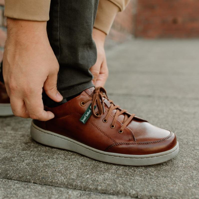 il Josef Seibel גברים דיוויד 03 נעלי ספורט קוניאק VJ4P4296