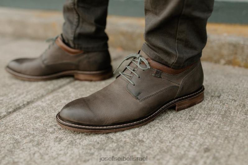 il Josef Seibel גברים ארל 05 נעלי שרוכים גרפיט VJ4P4283