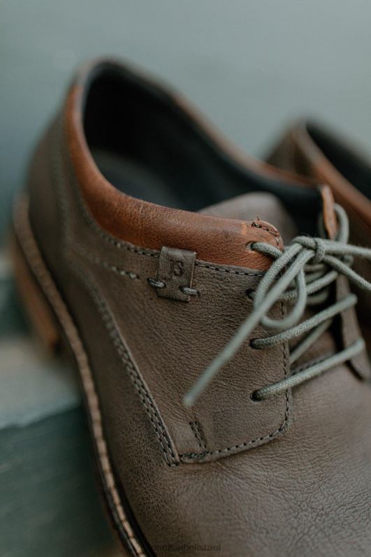 il Josef Seibel גברים ארל 05 נעלי שרוכים גרפיט VJ4P4283