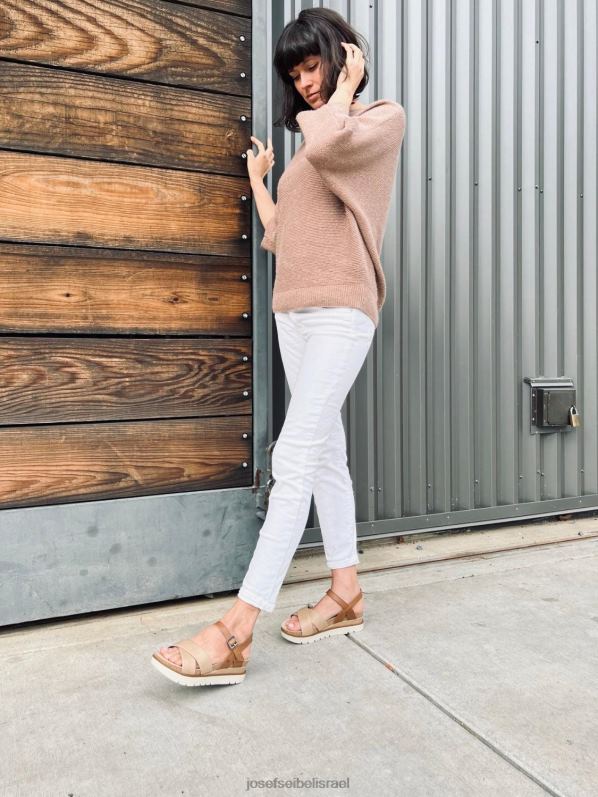 il Josef Seibel נשים נקי 10 סנדלים קרם VJ4P4128