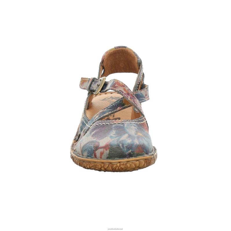 il Josef Seibel נשים רוזלי 13 סנדלים הדפס גרפיט VJ4P4138