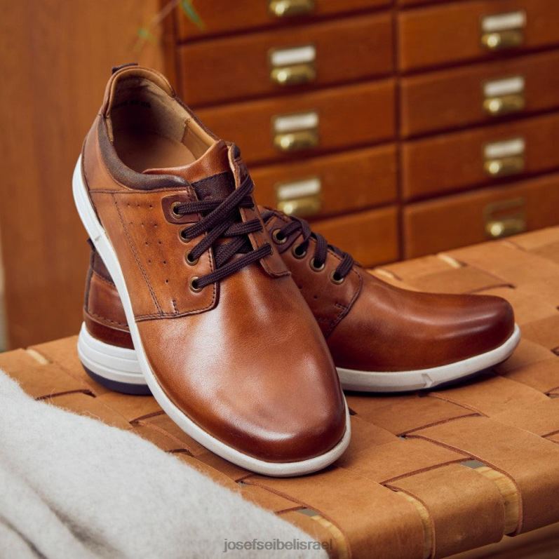 il Josef Seibel גברים אנריקו 13 נעלי ספורט קוניאק VJ4P4303