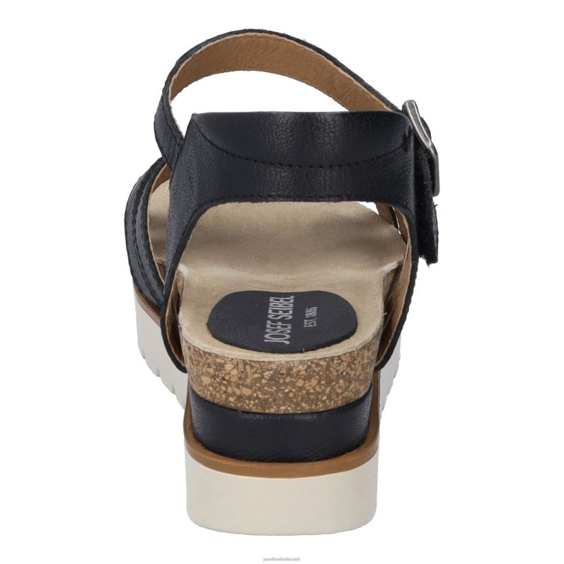 il Josef Seibel נשים נקי 14 סנדלים שָׁחוֹר VJ4P497