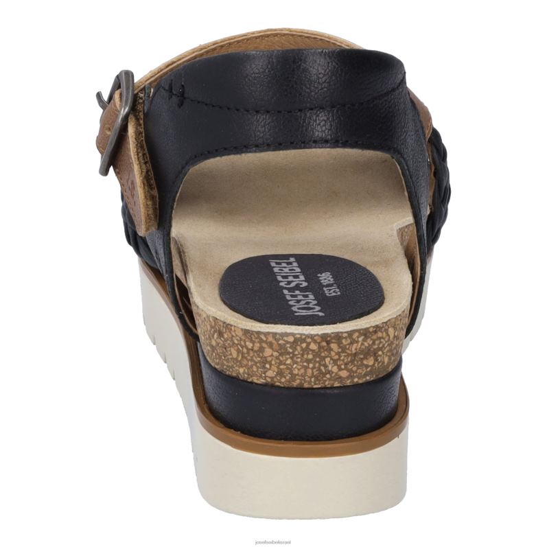 il Josef Seibel נשים נקי 16 סנדלים שָׁחוֹר VJ4P462