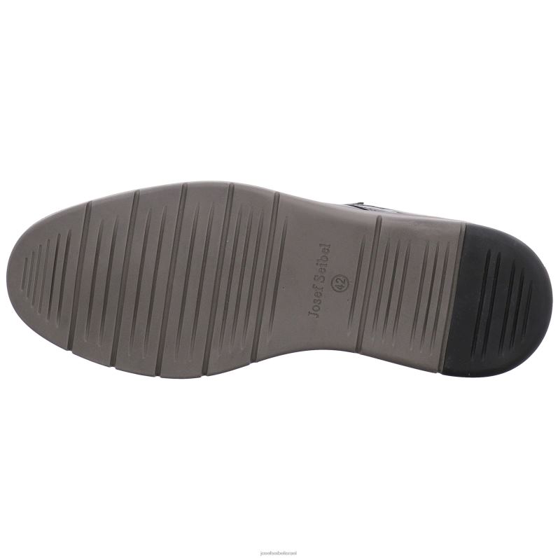 il Josef Seibel גברים טיילר 25 נעלי שרוכים שָׁחוֹר VJ4P4345