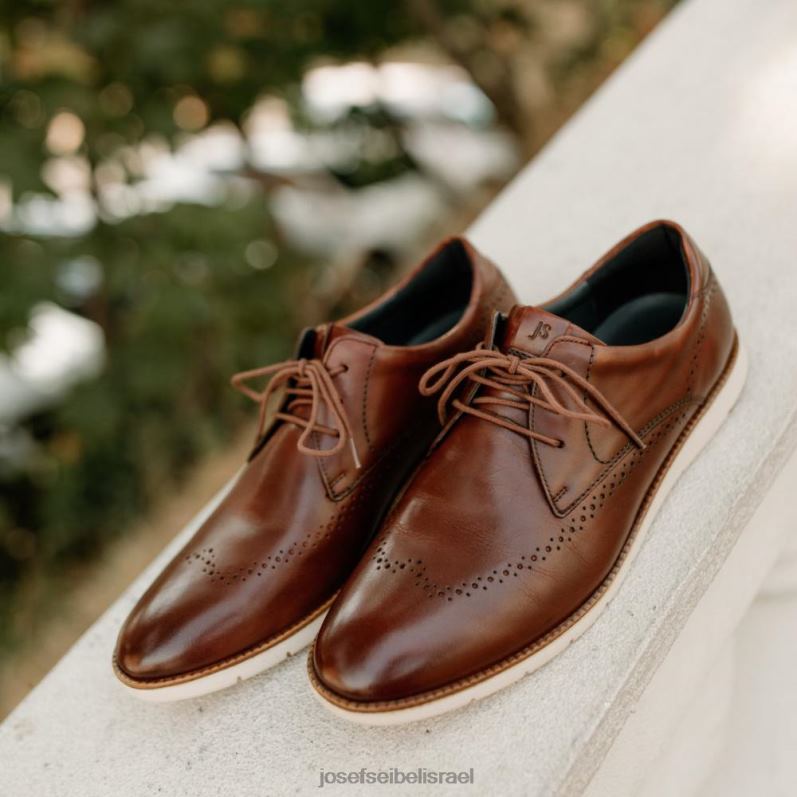 il Josef Seibel גברים טיילר 33 נעלי שרוכים קוניאק VJ4P4281