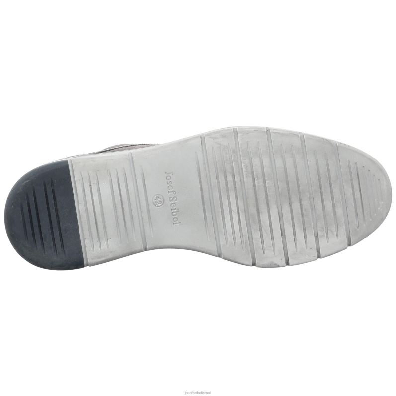 il Josef Seibel גברים טיילר 33 נעלי שרוכים חום זמש VJ4P4335