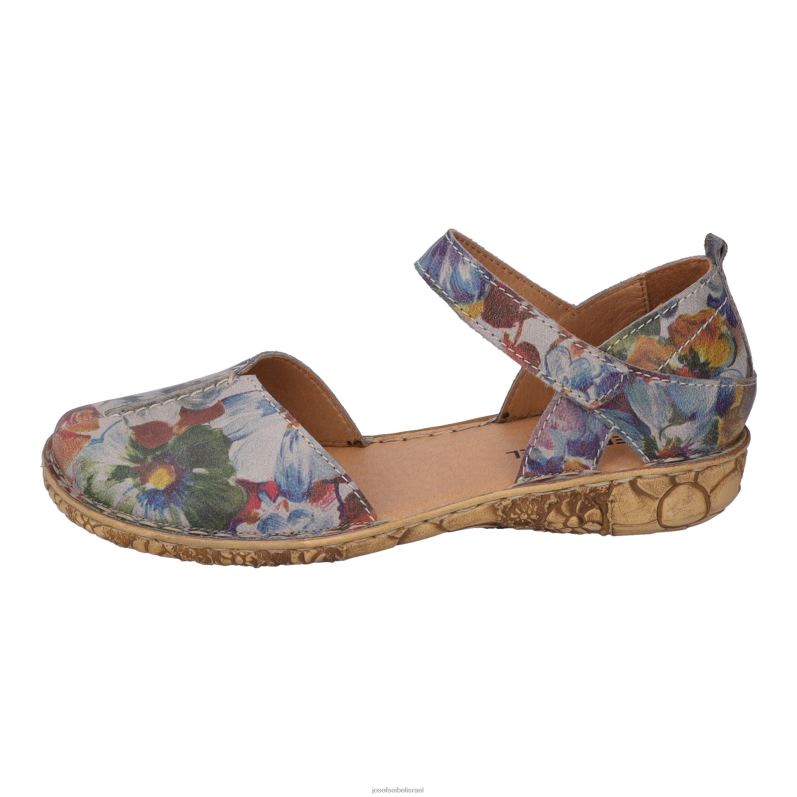 il Josef Seibel נשים רוזלי 42 סנדלים הדפס גרפיט VJ4P4149