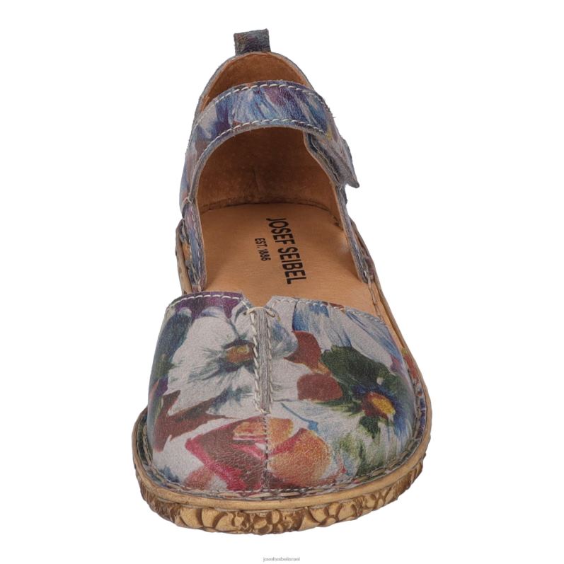 il Josef Seibel נשים רוזלי 42 סנדלים הדפס גרפיט VJ4P4149