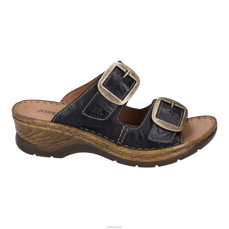 il Josef Seibel נשים קטלוניה 76 סנדלים שָׁחוֹר VJ4P493